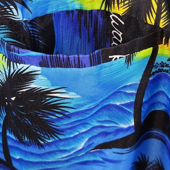 2/$30 Vintage Hawaiian Mens 4XL Shirt Button Tropical Cruise Beach Hawaii - Picture 5 of 9